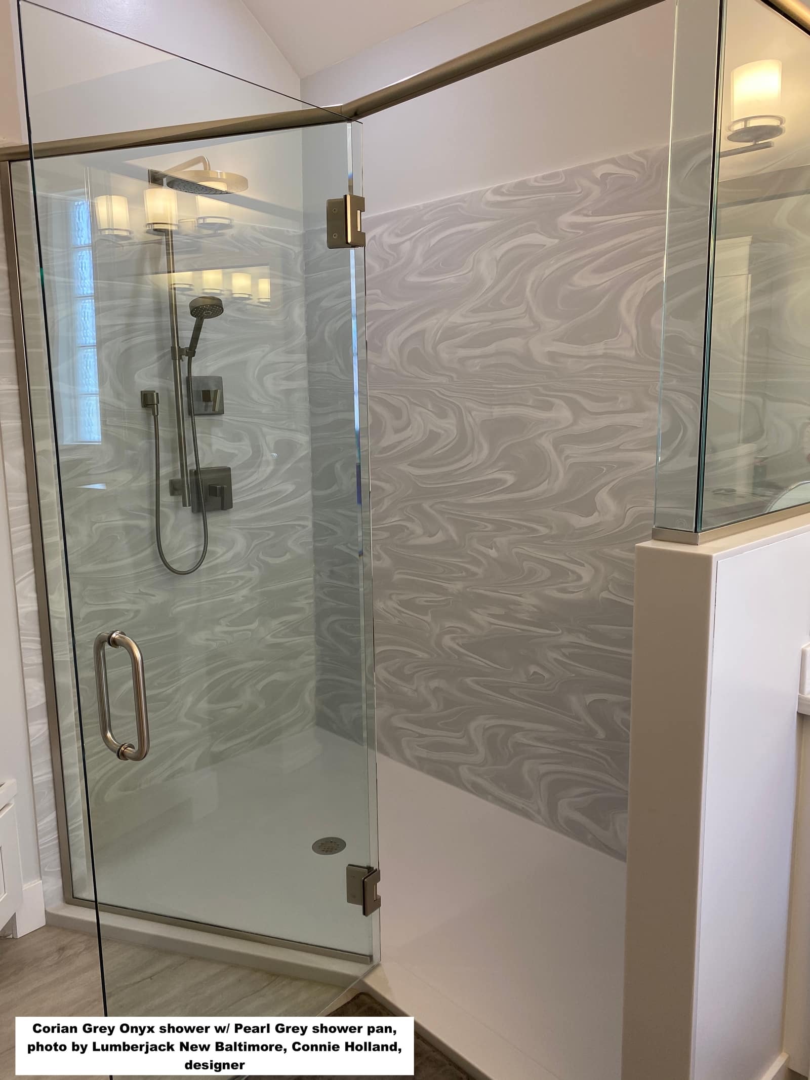 Solid Surface Showers